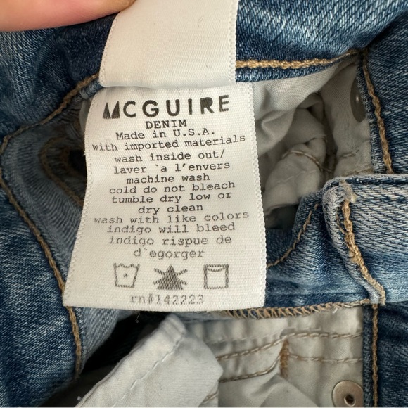 McGuire Denim Mid-Rise Ankle Jean - Picture 5 of 6